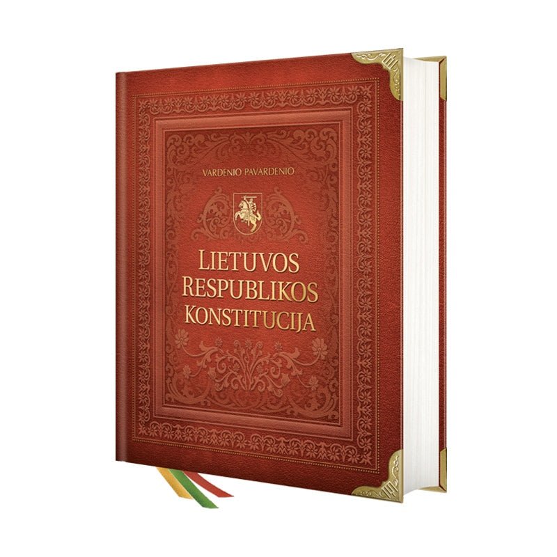 LIETUVOS RESPUBLIKOS KONSTITUCIJA: kolekcinis, riboto tiražo svarbiausios Lietuvos Valstybės knygos XXL leidimas - OBUOLYS