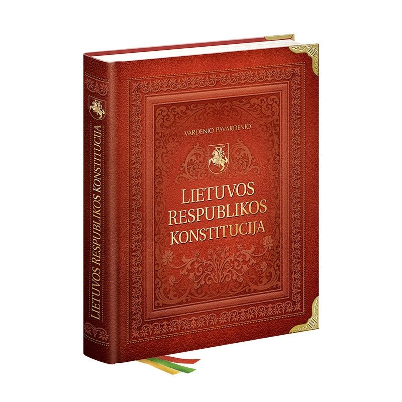 LIETUVOS RESPUBLIKOS KONSTITUCIJA: kolekcinis, riboto tiražo svarbiausios Lietuvos Valstybės knygos XXL leidimas - OBUOLYS