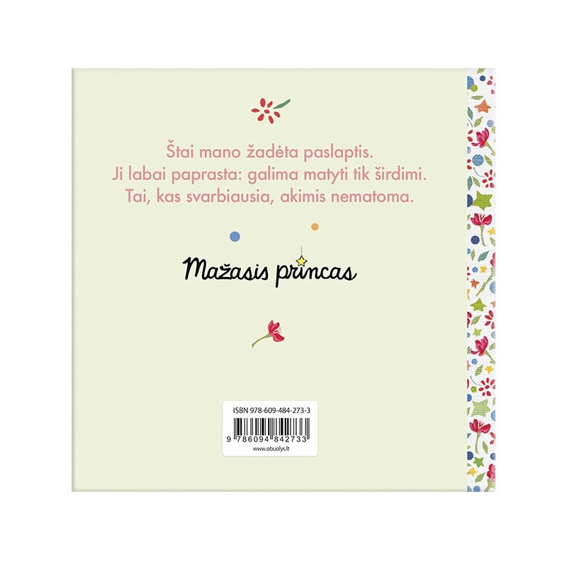 MAŽASIS PRINCAS. MEILĖ: padovanokite savo meilę tiems, kurie Jūsų širdyje! + originalios Antoine de Saint - Exupéry ILIUSTRACIJOS! - OBUOLYS