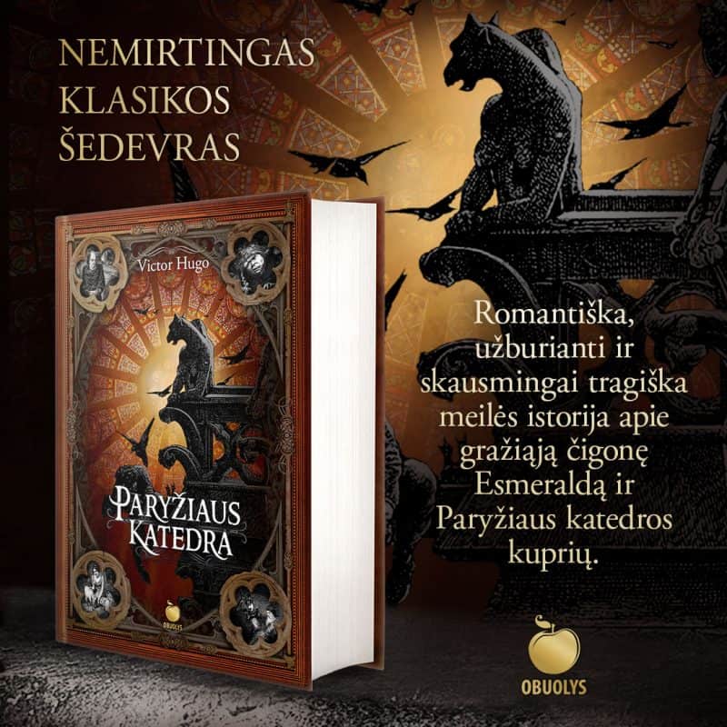 PARYŽIAUS KATEDRA: gražiausia visų laikų prancūziška meilės istorija + įspūdingos iliustracijos! - OBUOLYS