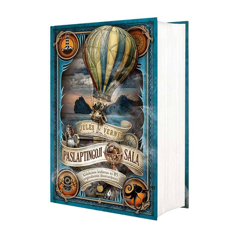 PASLAPTINGOJI SALA: įspūdingiausio Jules Verne šedevro ypatingas kolekcinis leidimas - OBUOLYS