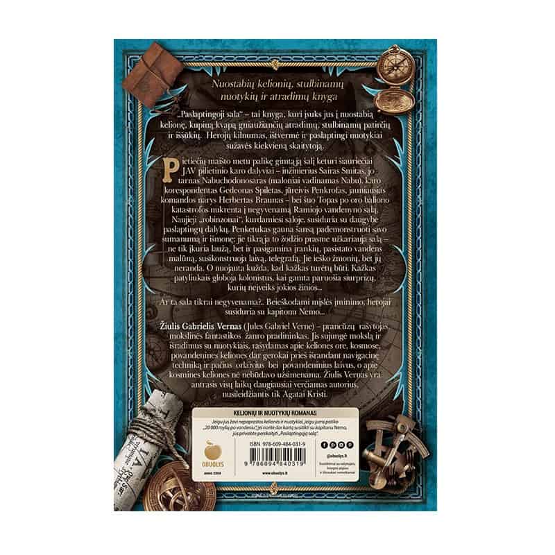 PASLAPTINGOJI SALA: įspūdingiausio Jules Verne šedevro ypatingas kolekcinis leidimas - OBUOLYS