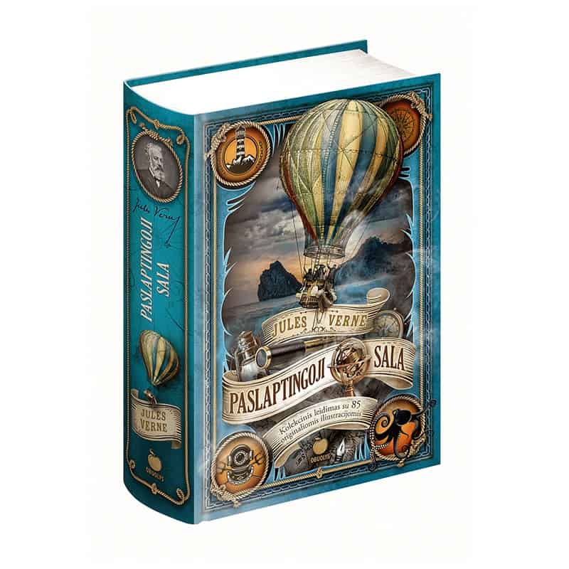 PASLAPTINGOJI SALA: įspūdingiausio Jules Verne šedevro ypatingas kolekcinis leidimas - OBUOLYS