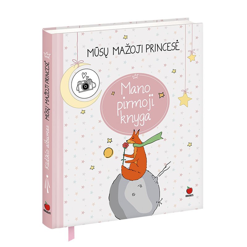 Pirmieji kūdikio metai (mergaitės) - personalizuojama su Jūsų mažosios princesės vardu! - OBUOLYS