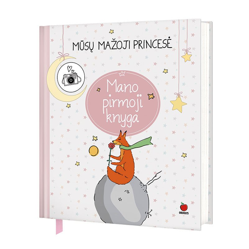 Pirmieji kūdikio metai (mergaitės) - personalizuojama su Jūsų mažosios princesės vardu! - OBUOLYS