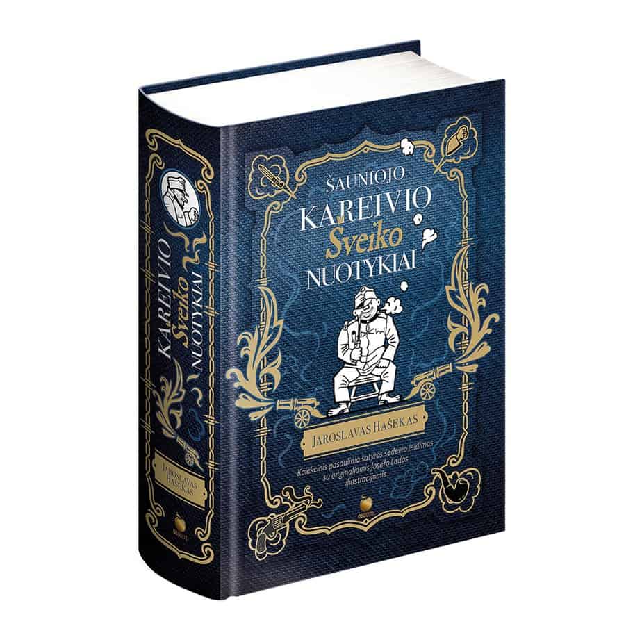 ŠAUNIOJO KAREIVIO ŠVEIKO NUOTYKIAI – kolekcinis riboto tiražo literatūros šedevro leidimas su originaliomis Josefo Lados iliustracijomis - OBUOLYS