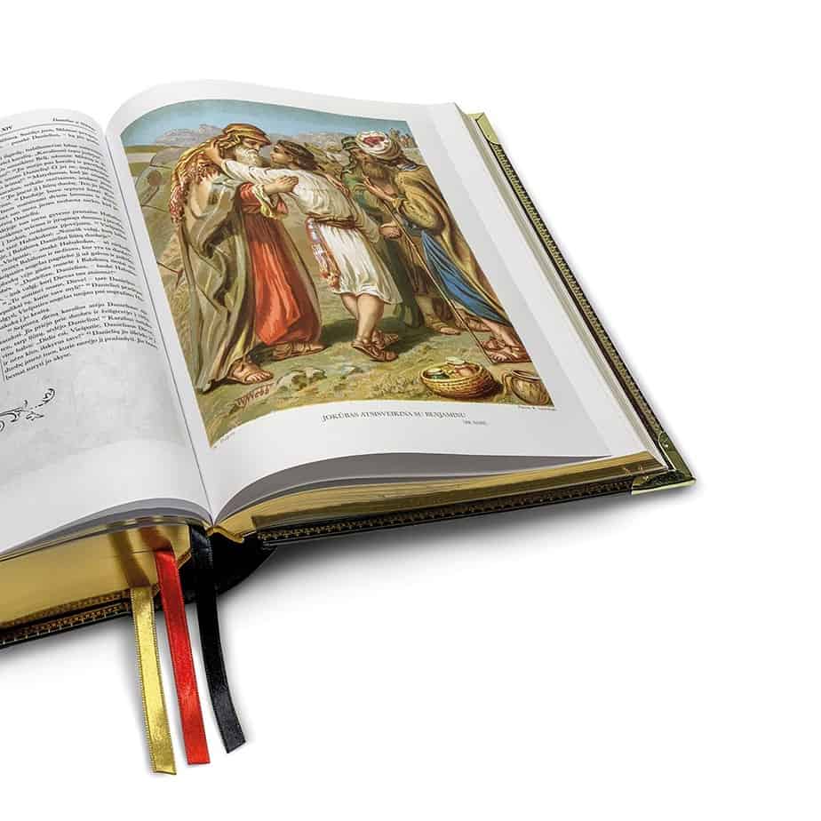 ŠEIMOS BIBLIJA: gražiausia ir didžiausia pasaulyje iliustruota lietuviška Biblija - OBUOLYS