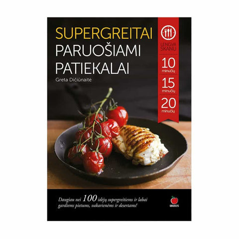 SUPERGREITAI PARUOŠIAMI PATIEKALAI (Knygos su defektais) - OBUOLYS