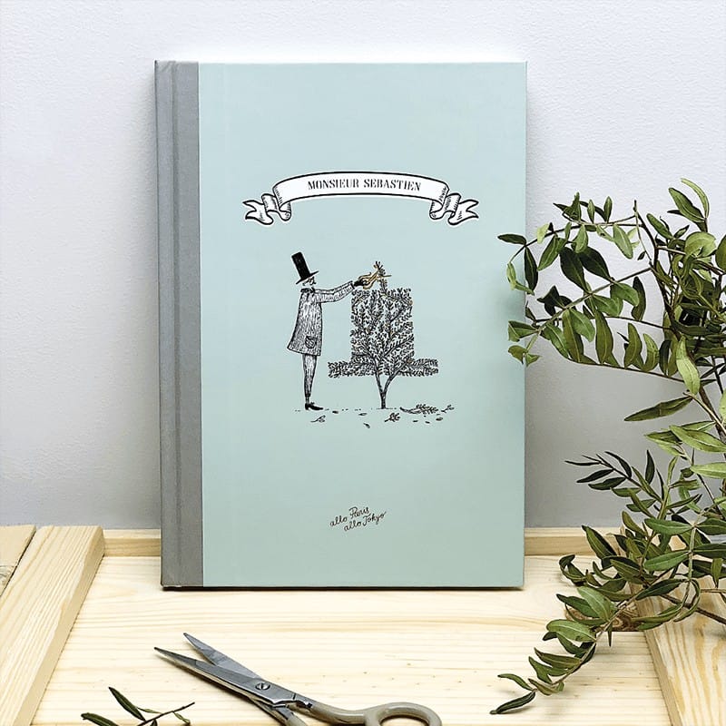 Užrašinė MONSIEUR SEBASTIEN – THE GENTLEMEN GARDENER - OBUOLYS