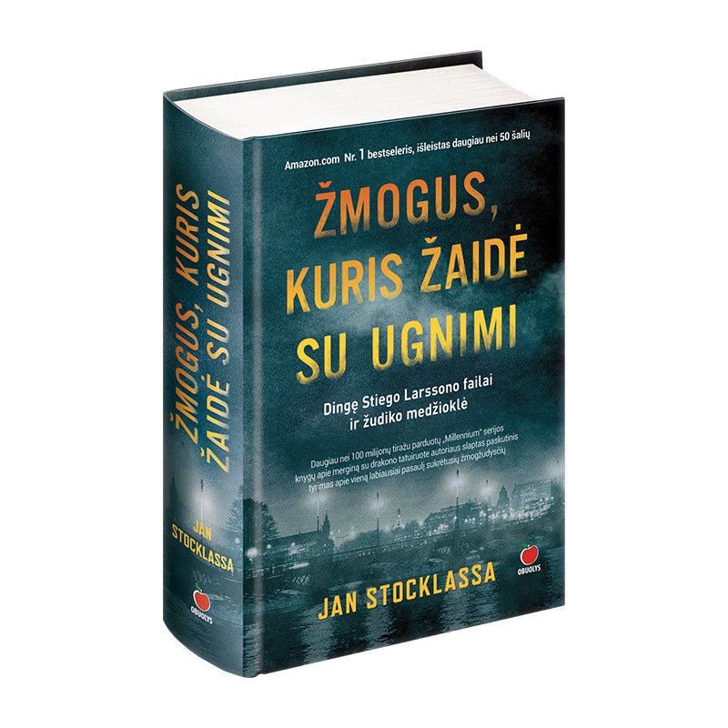 ŽMOGUS, KURIS ŽAIDĖ SU UGNIMI: Amazon.com Nr. 1 bestseleris – dingę Stiego Larssono failai ir žudiko medžioklė - OBUOLYS